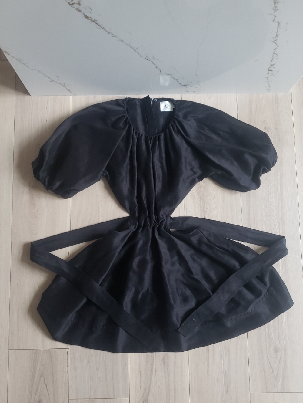 AJE Mimosa Cut Out Cut Out Mini Dress